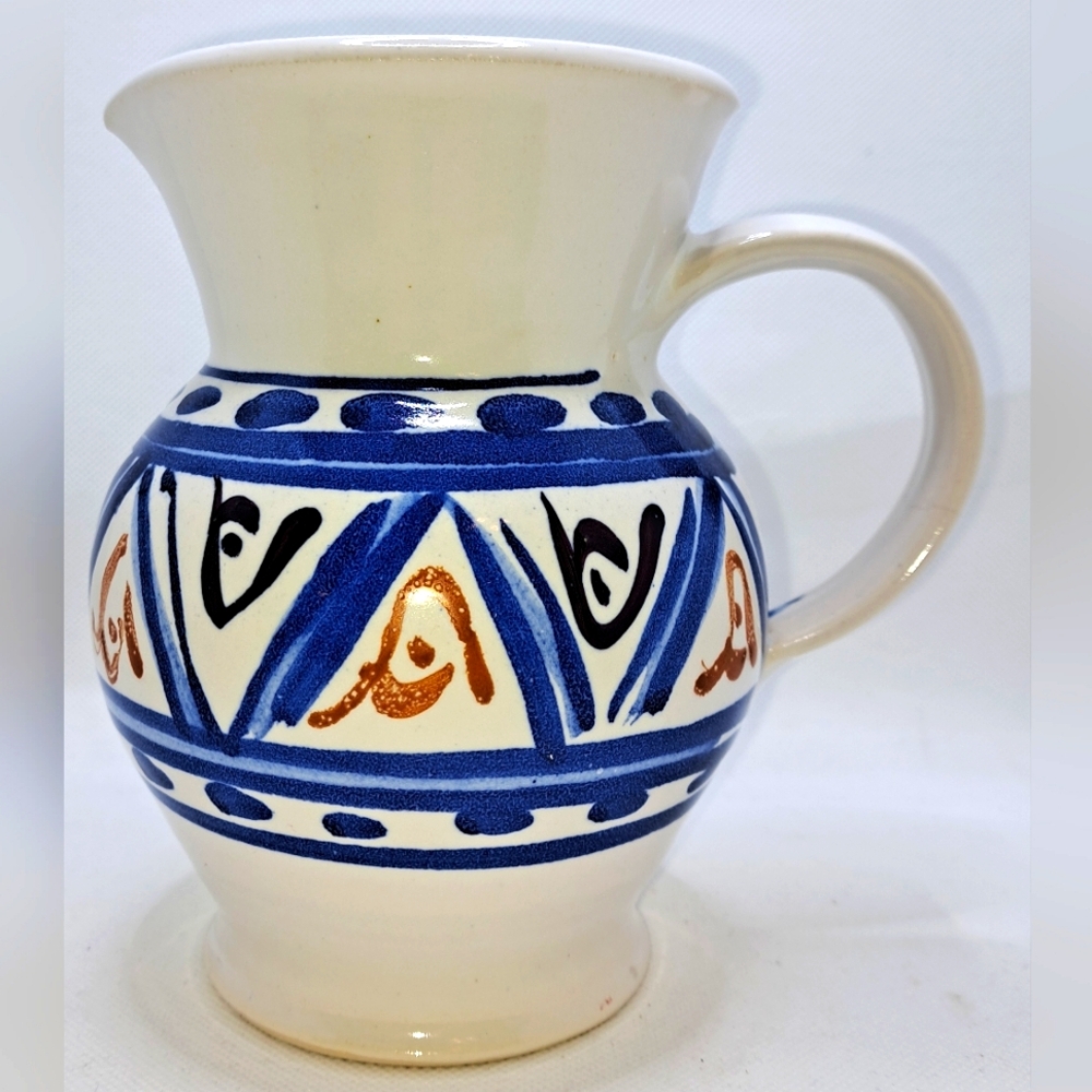 Beautiful Jamestown Collection Pottery Pitcher 6.5" ~~ Excellent Condition!
